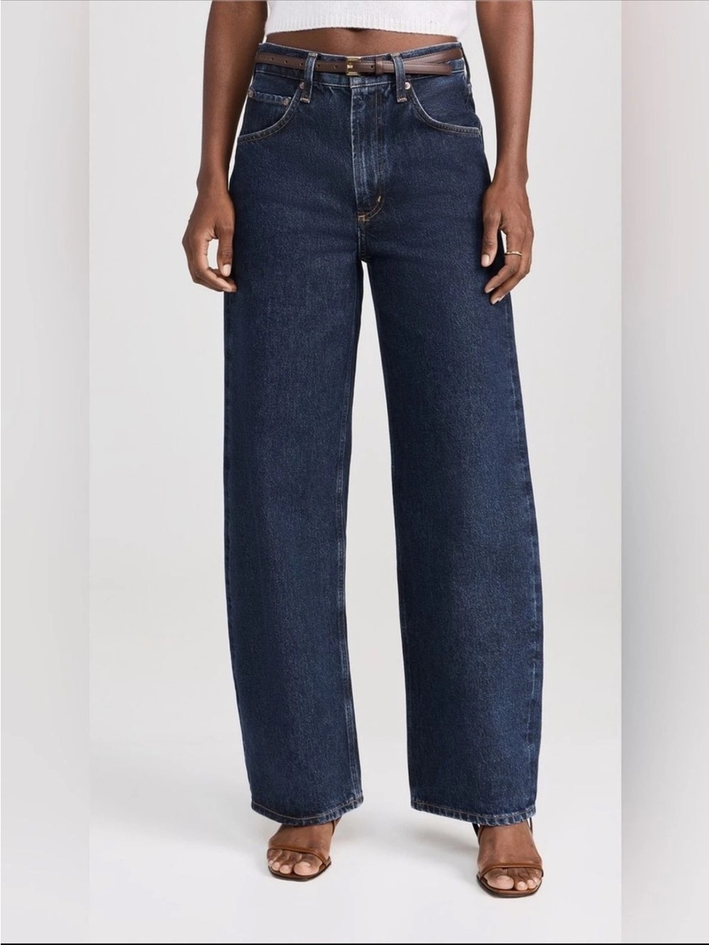 Agolde low curve Wide-Leg Jeans pendulum